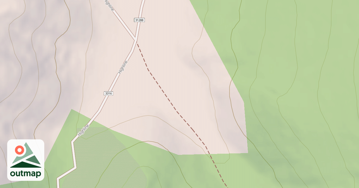 Map of EAST HORSESHOE BASIN