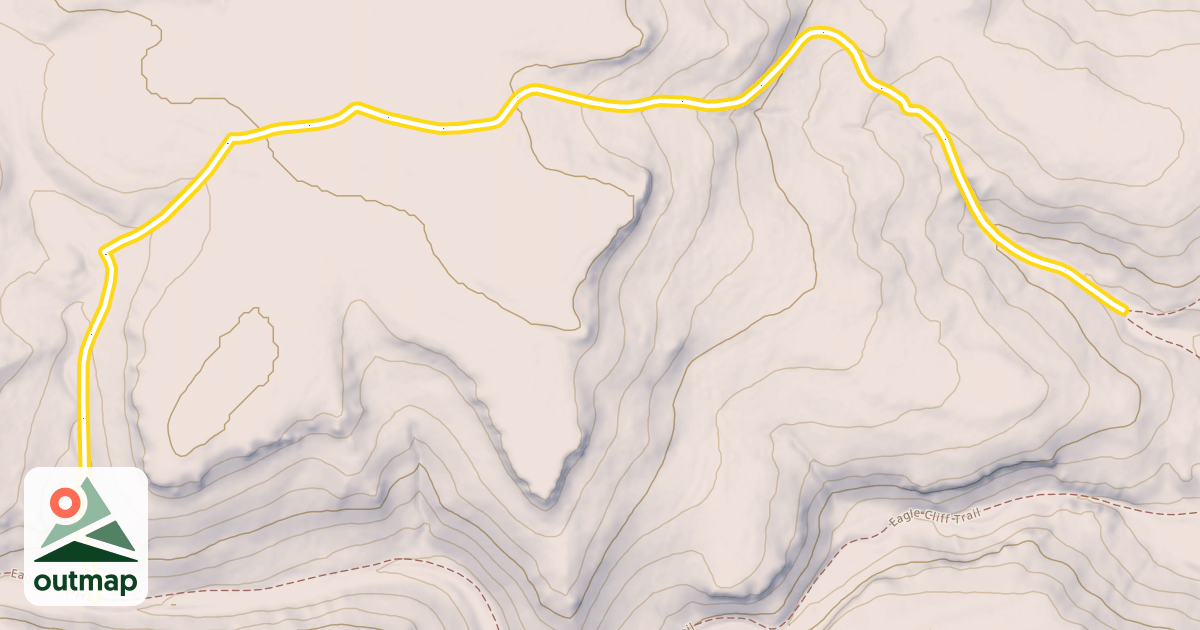 Map of Cliff Top Trail