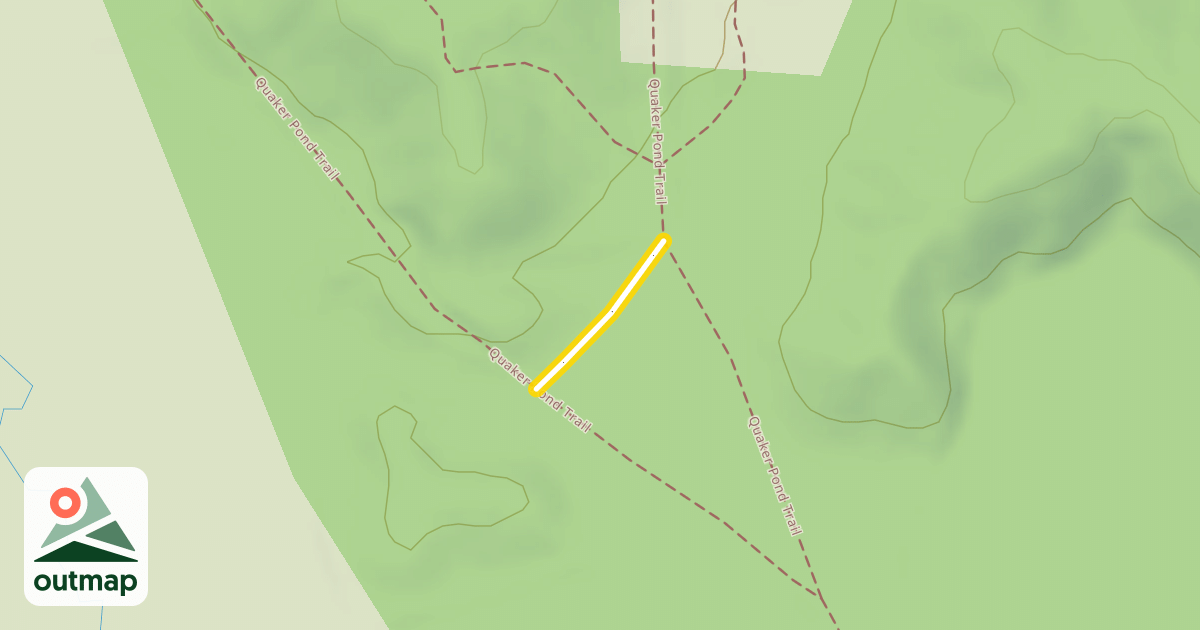 Map of Quaker Pond Trail
