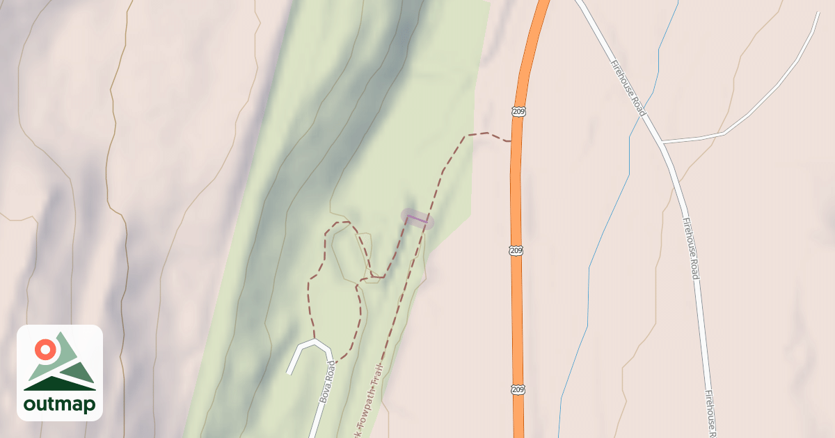 Map of D&H Canal Linear Park Towpath Trail