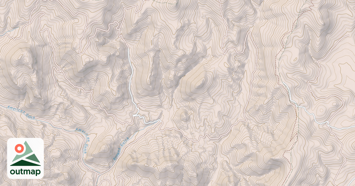 Map of ALASKA GULCH