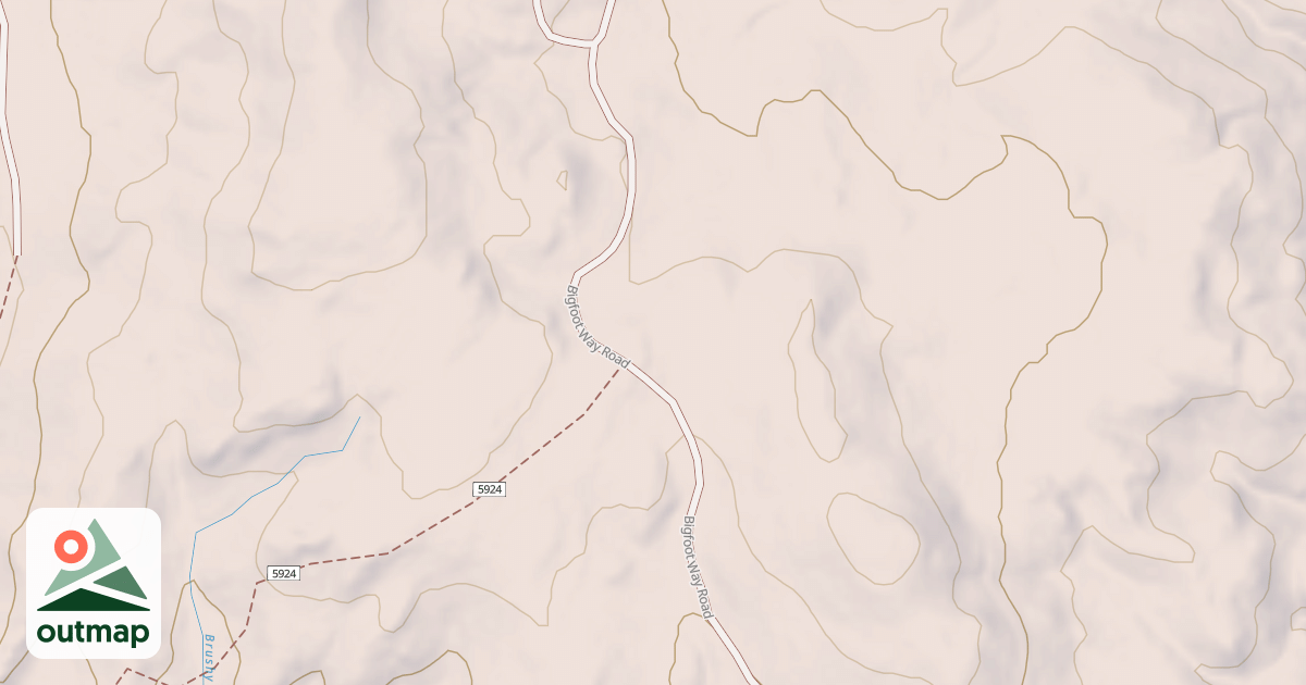 Map of BIGFOOT WAY