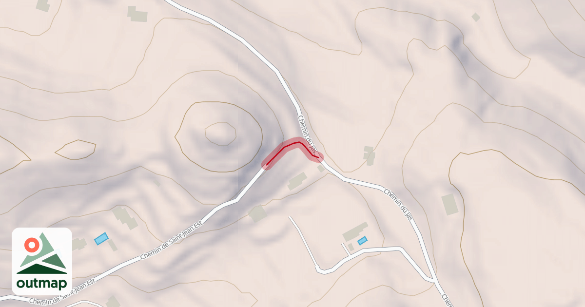 Map of Chemin de Saint-Jean