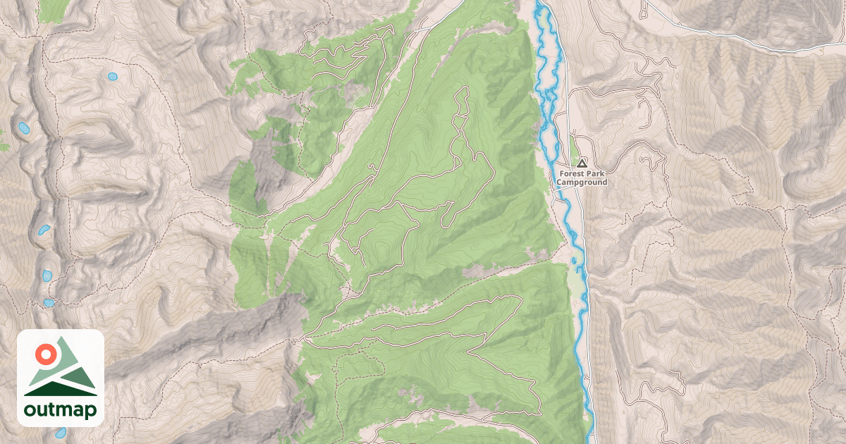 Map of BEAR CR CONNECTOR