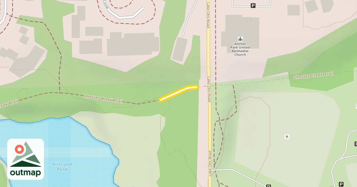 Map of Chester Creek Trail