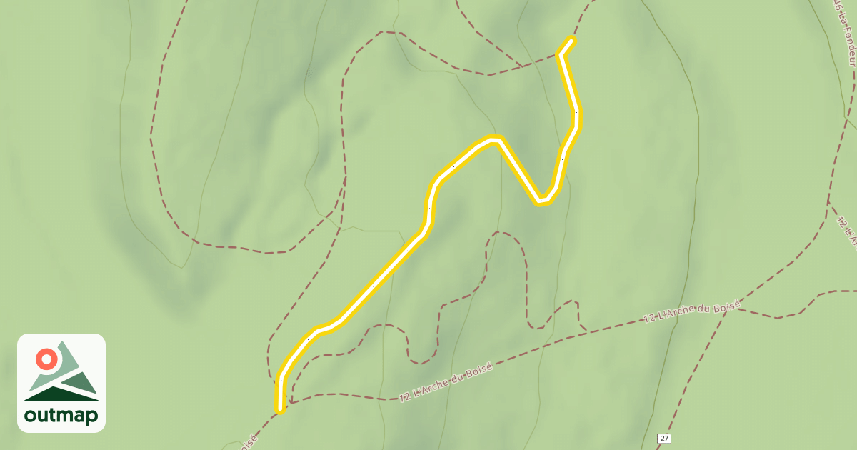 Map of 72 La Chousse