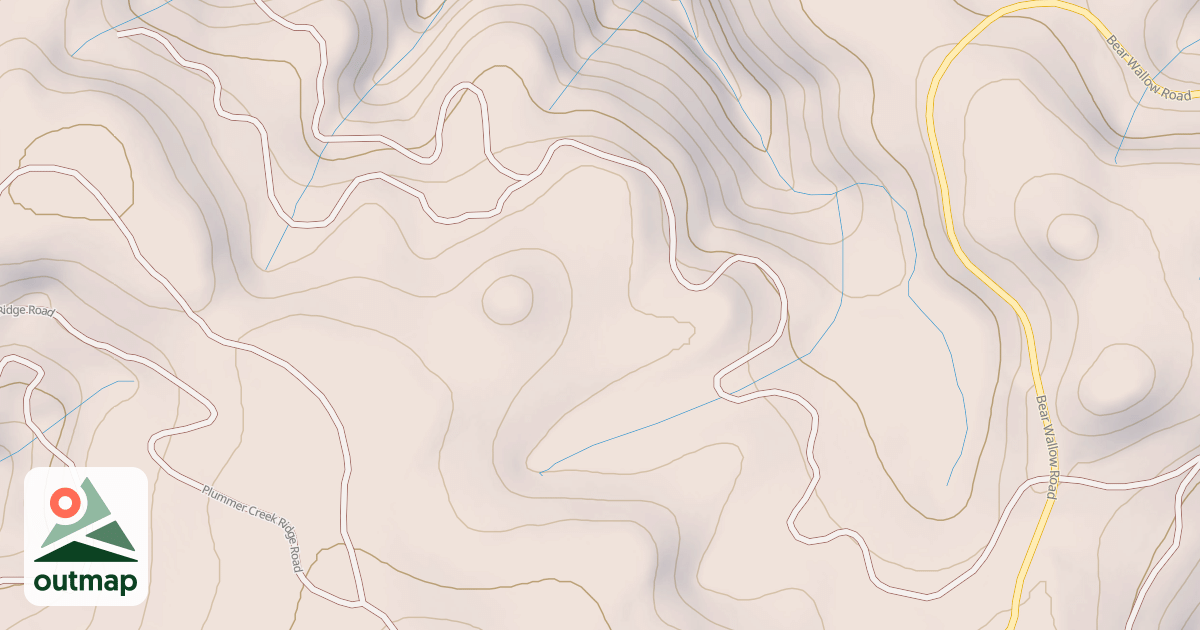 Map of BIG BEAR WALLOW