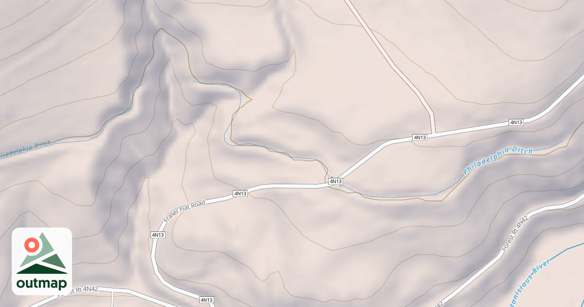 Map of STRAWBERRY OHV 4X4