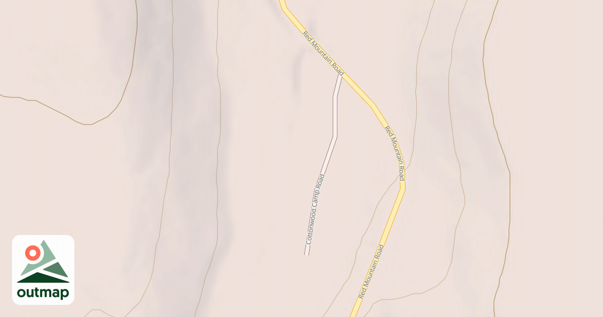 Map of COTTONWOOD CAMP