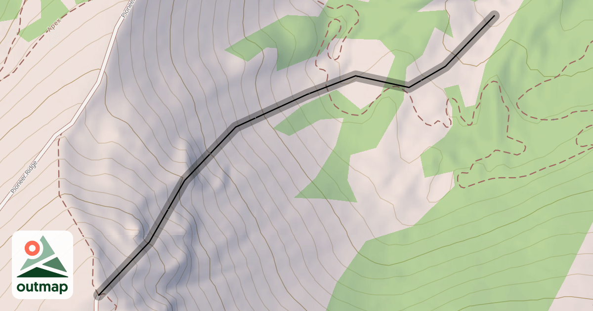 Map of East Face