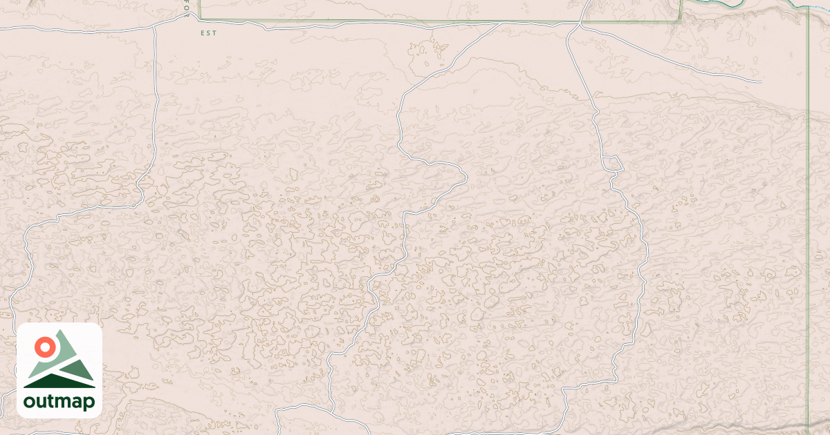 Map of STEER CREEK EAST