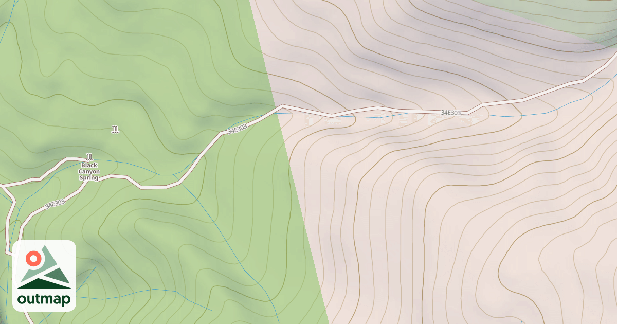 Map of Black Canyon