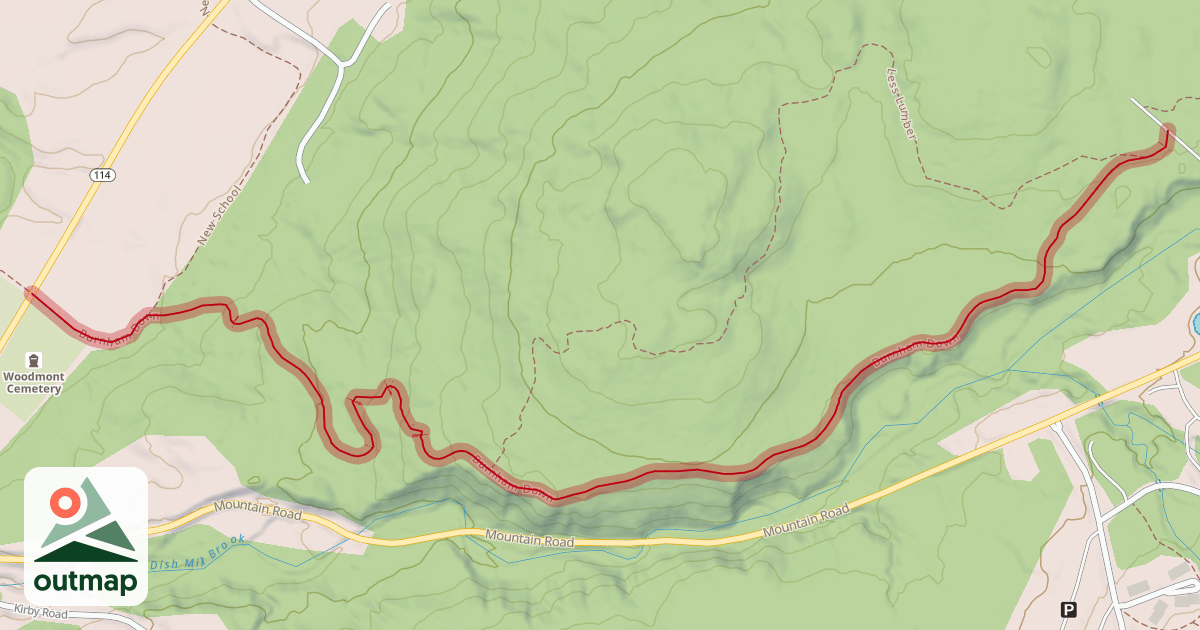 Map of Burnham Down