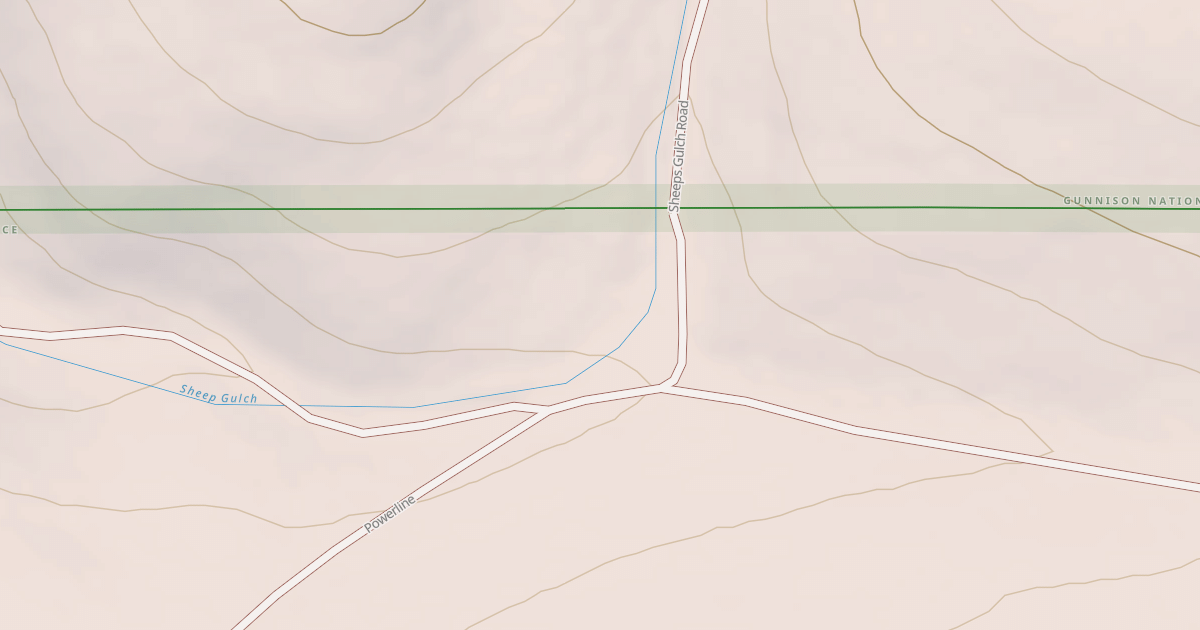 Map preview of BLM National GTLF Public Motorized Roads 31654a52-02f5-4685-b03c-27f3273b934f