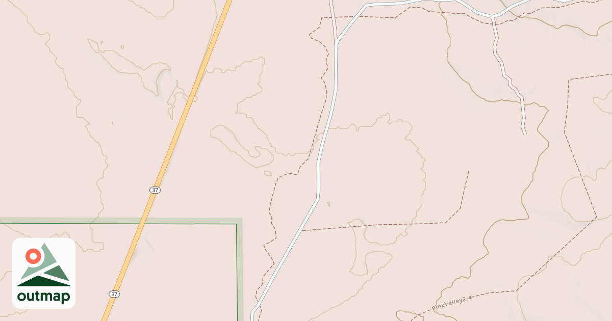 Map of Little Manistee Motorcycle Trail