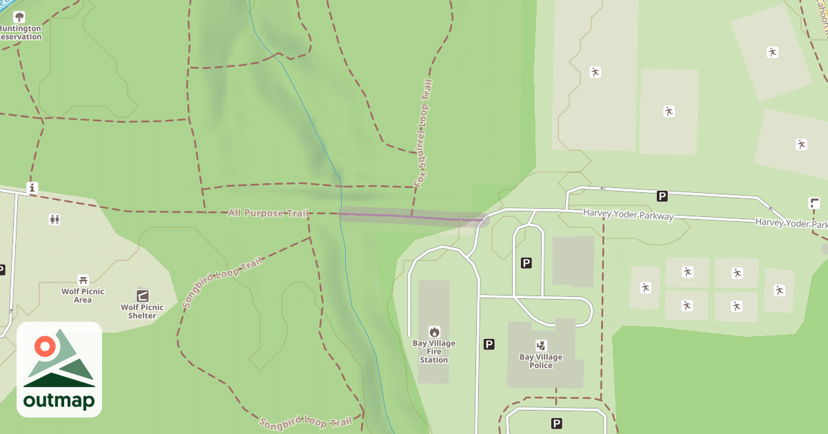 Map of All Purpose Trail