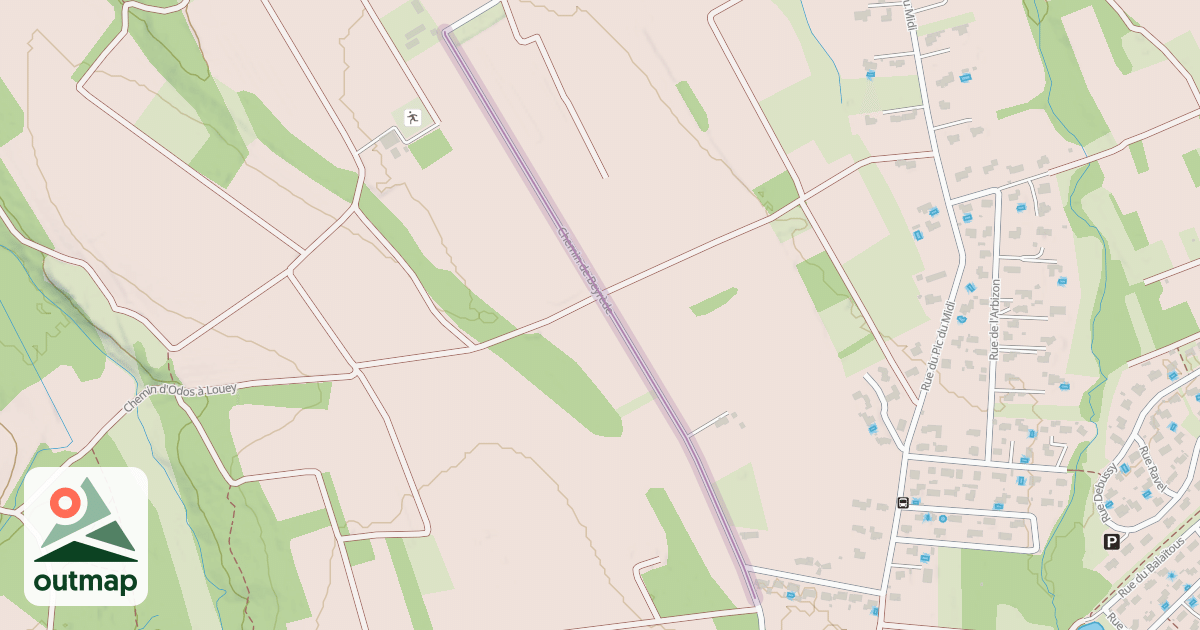 Map of Chemin de Beyrède