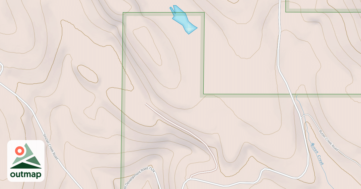 Map of BURTON CREEK