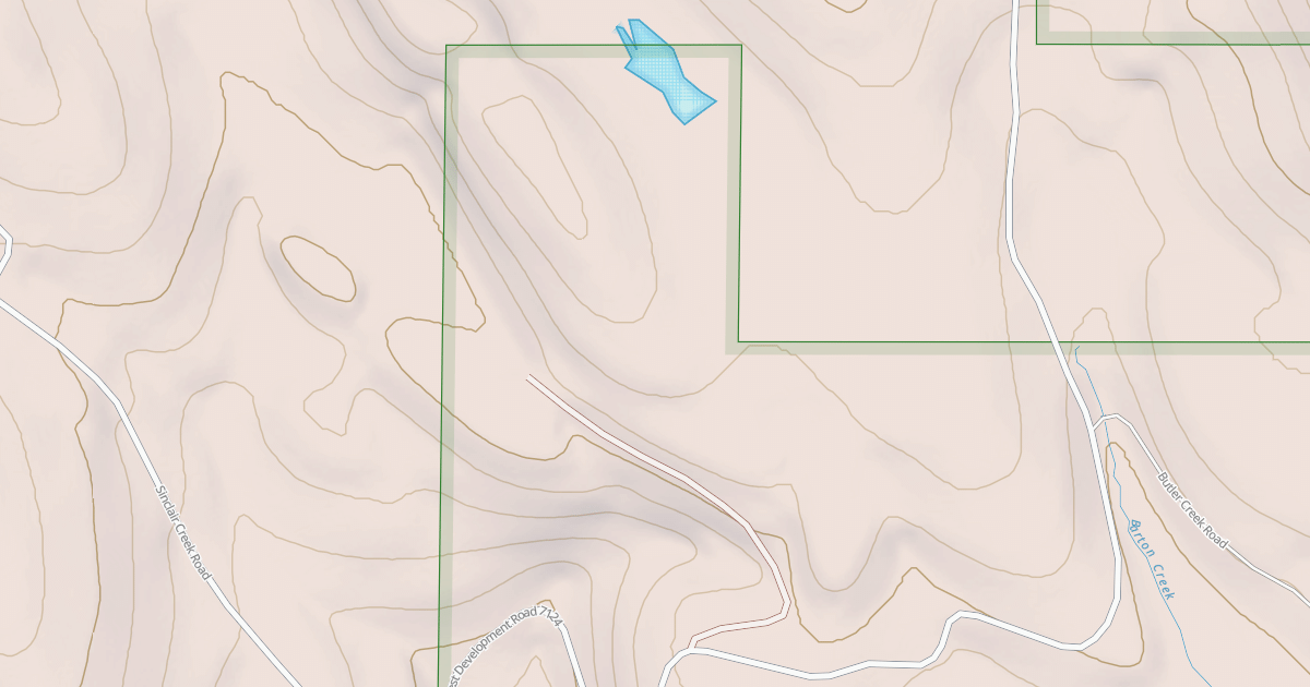 Map preview of BURTON CREEK