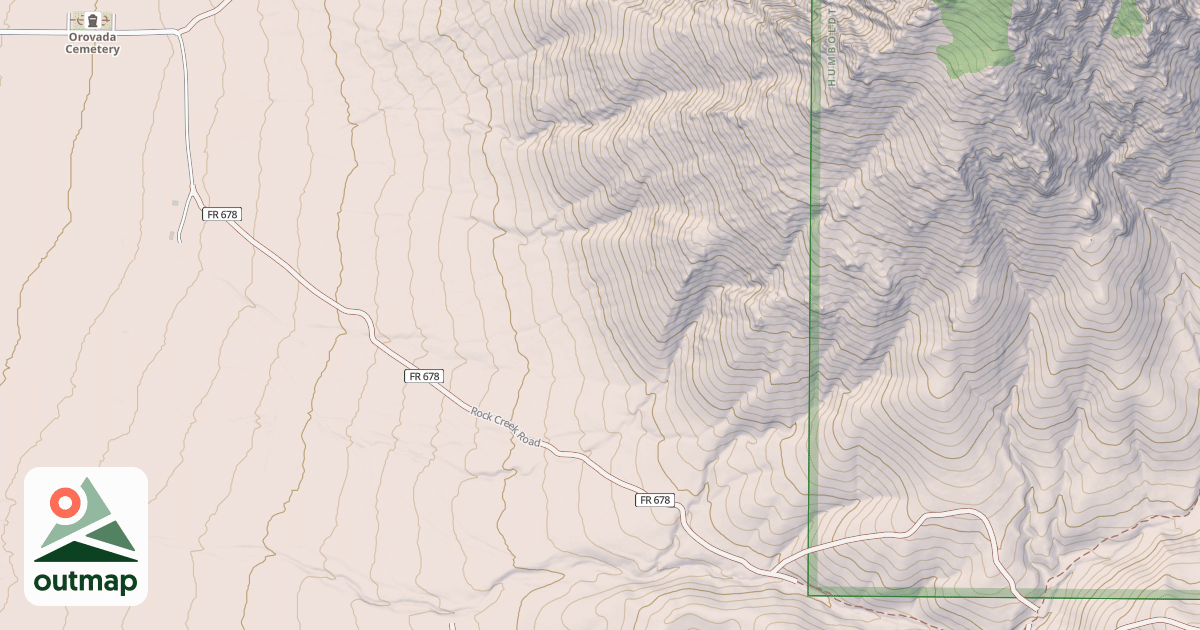 Map of ROCK CREEK