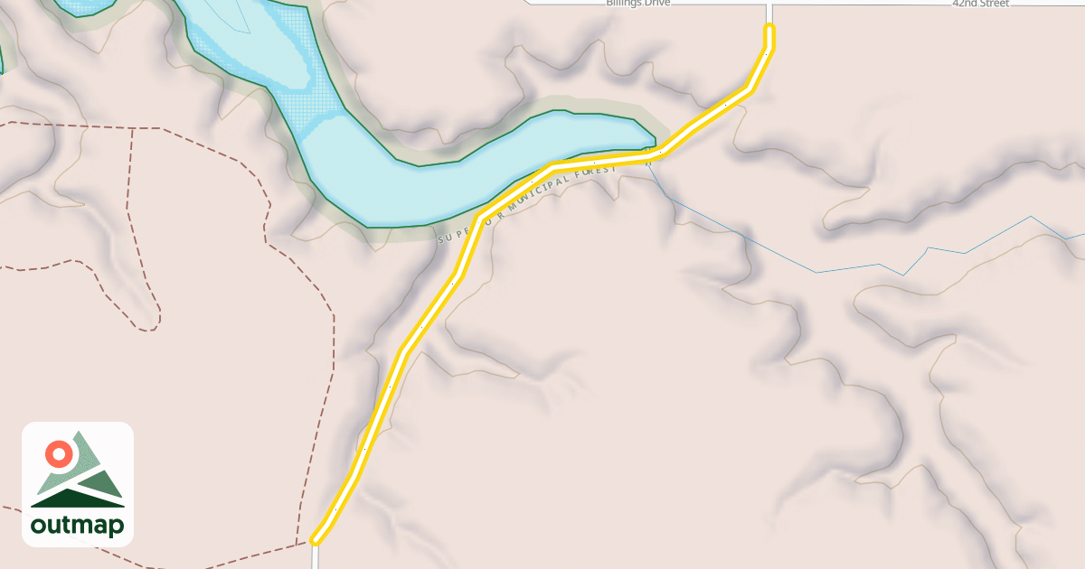 Map of Billings Drive