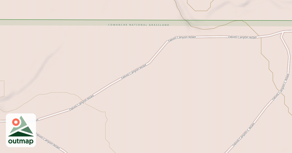 Map of DEVILS CANYON A