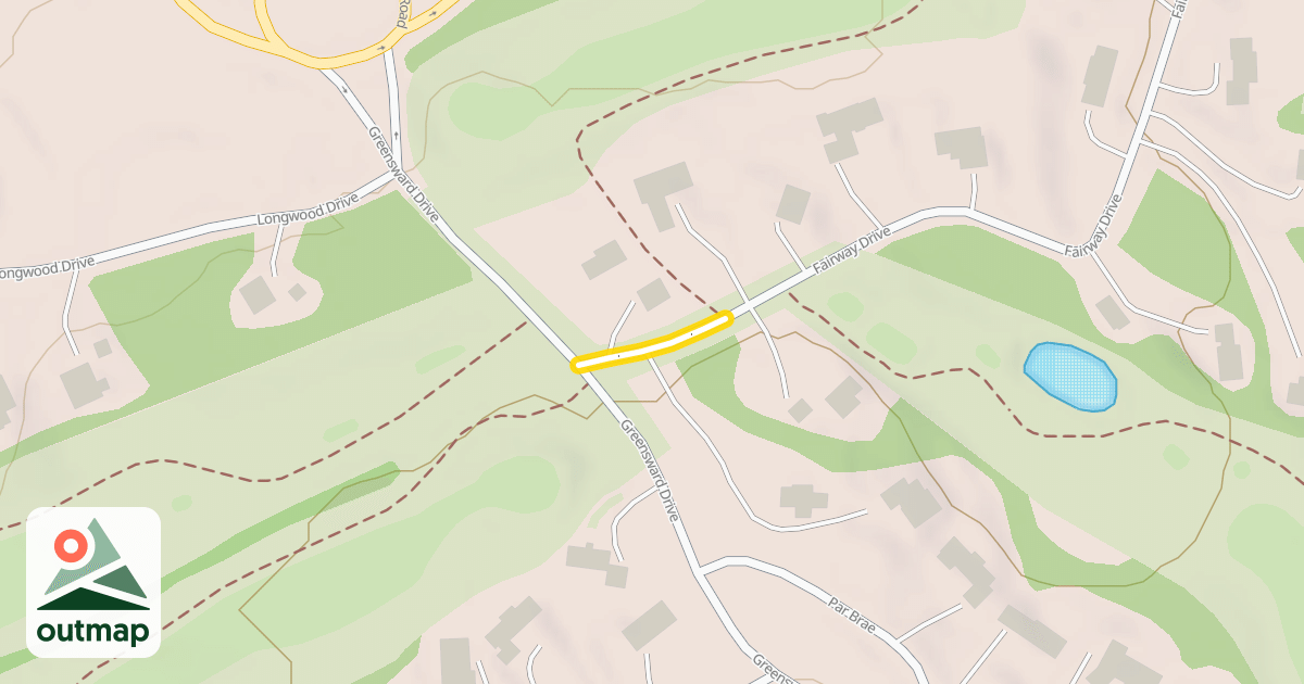 Map of Fairway Drive