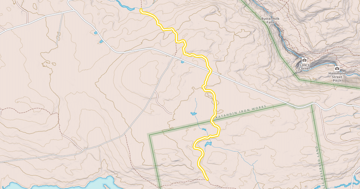 Map preview of Lodge to Lodge Trail