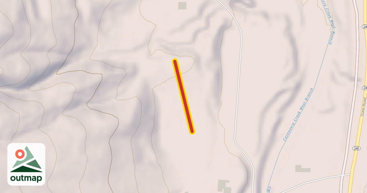Map of Rope Tow 1