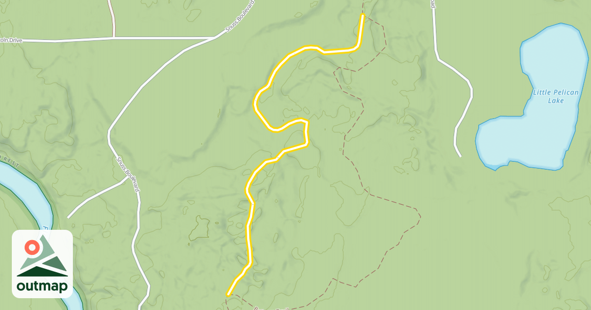 Map of Snuss Trail