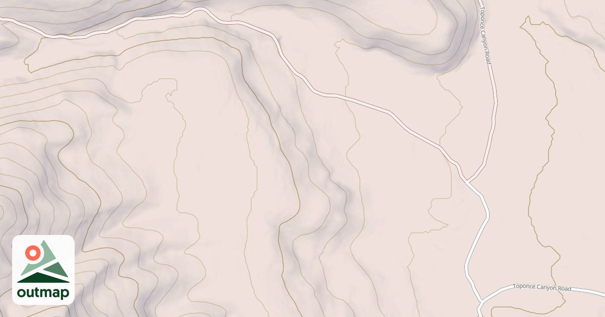 Map of MIDDLE FORK TOPONCE