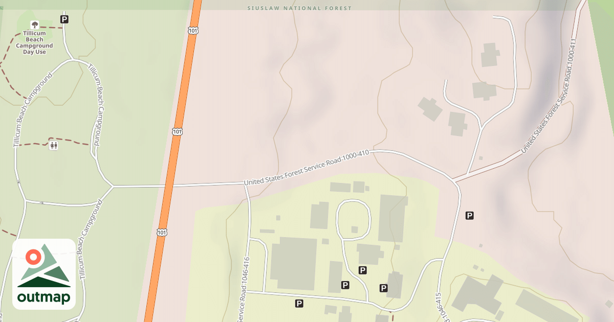 Map of USFS Motor Vehicle Use Map Roads {09C2F41F-E86E-424A-BF1A-EB1F0754434D}