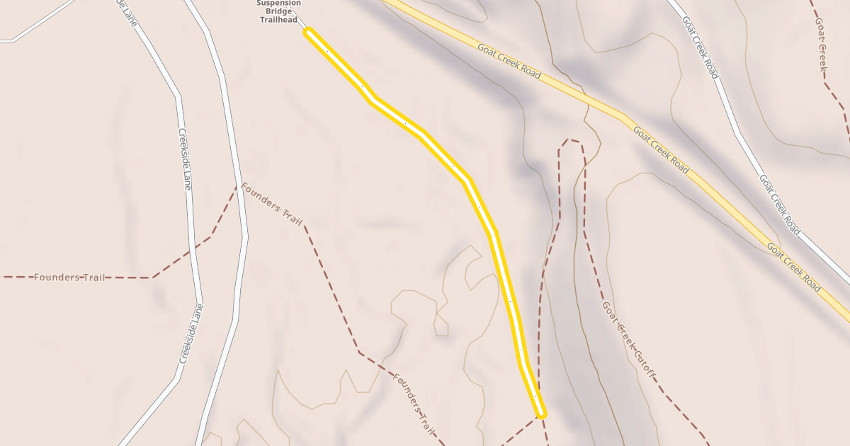 Map preview of Methow Community Trail- Browns Farm to Suspension Bridge Trailhead