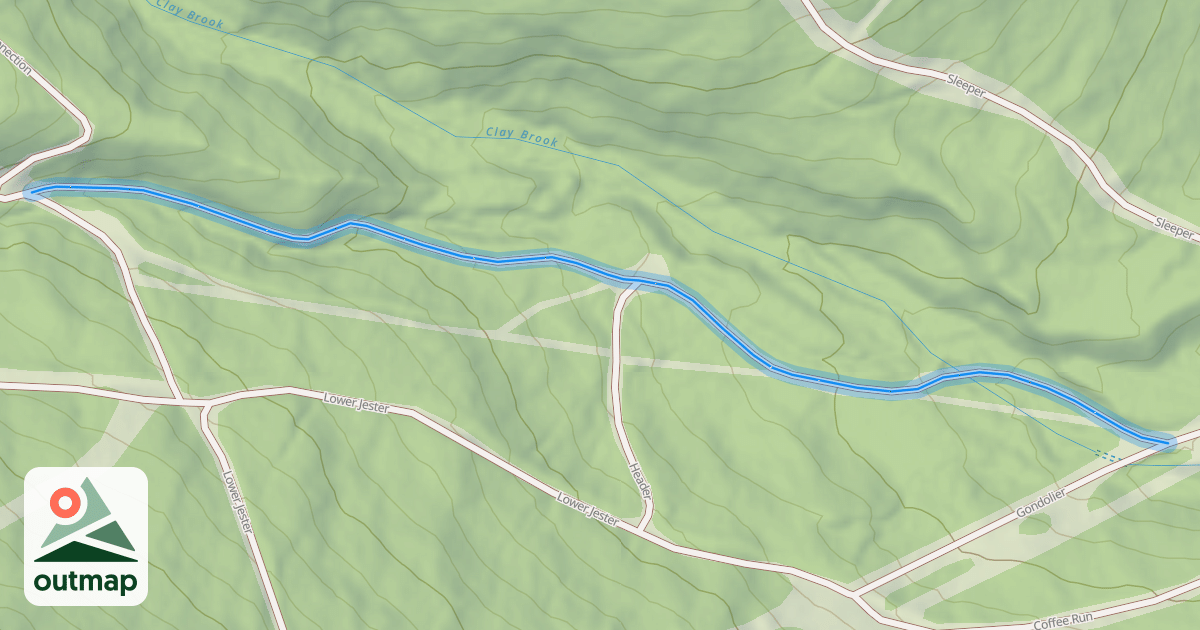 Map of Castlerock Runout