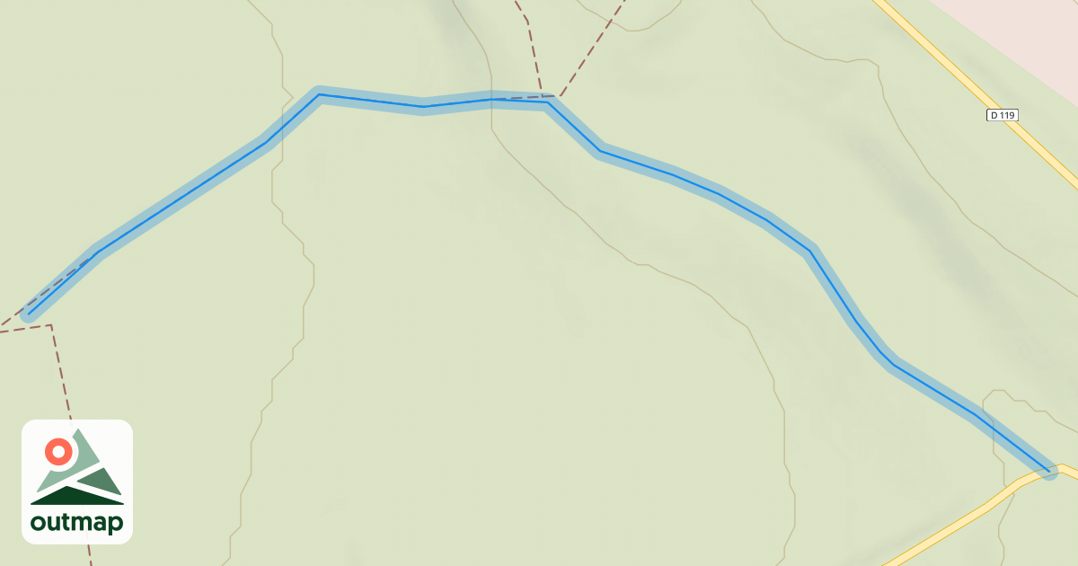 Map of Chasse de la Coudre