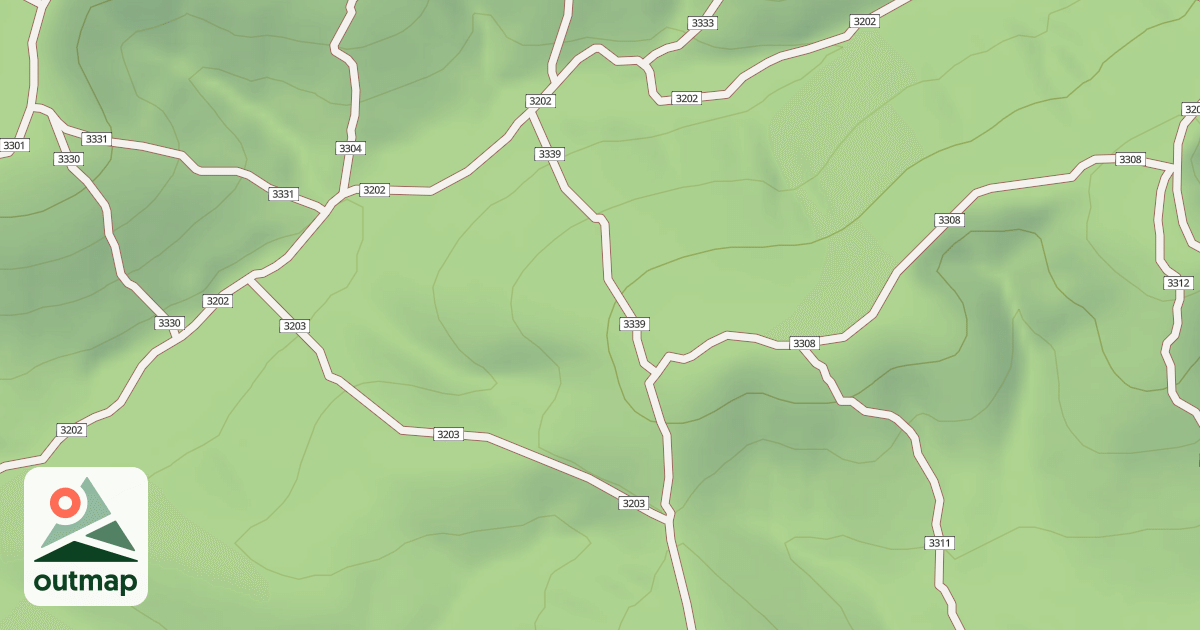 Map of USFS Motor Vehicle Use Map Trails 19341