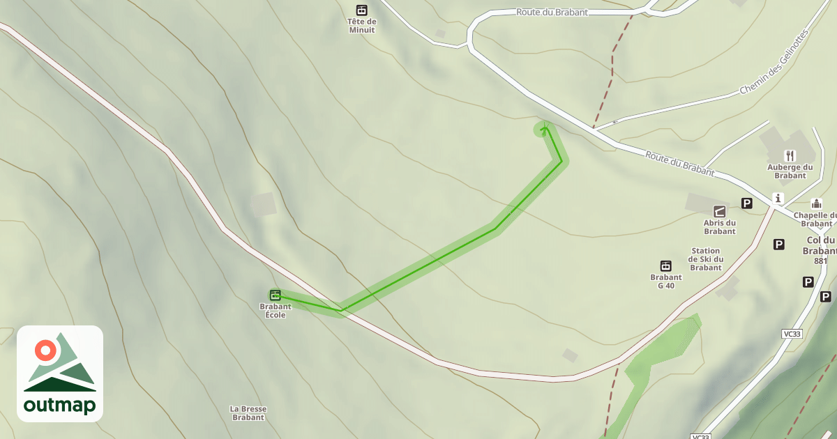 Map of La Colombe
