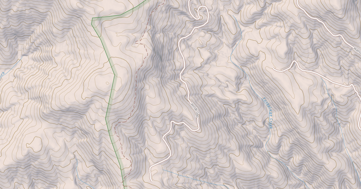 Map preview of WINDY GAP