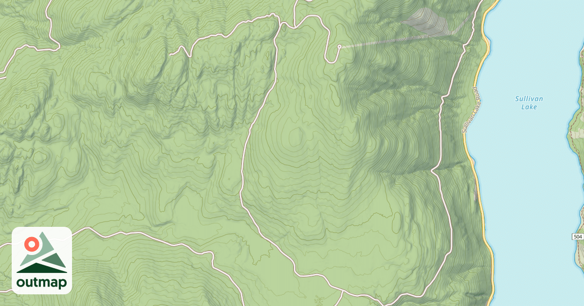 Map of RADIO SPUR