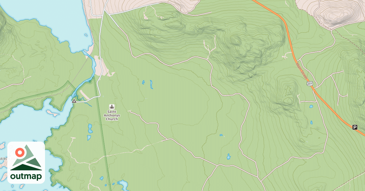 Map of Maine Statewide ATV Trails 23