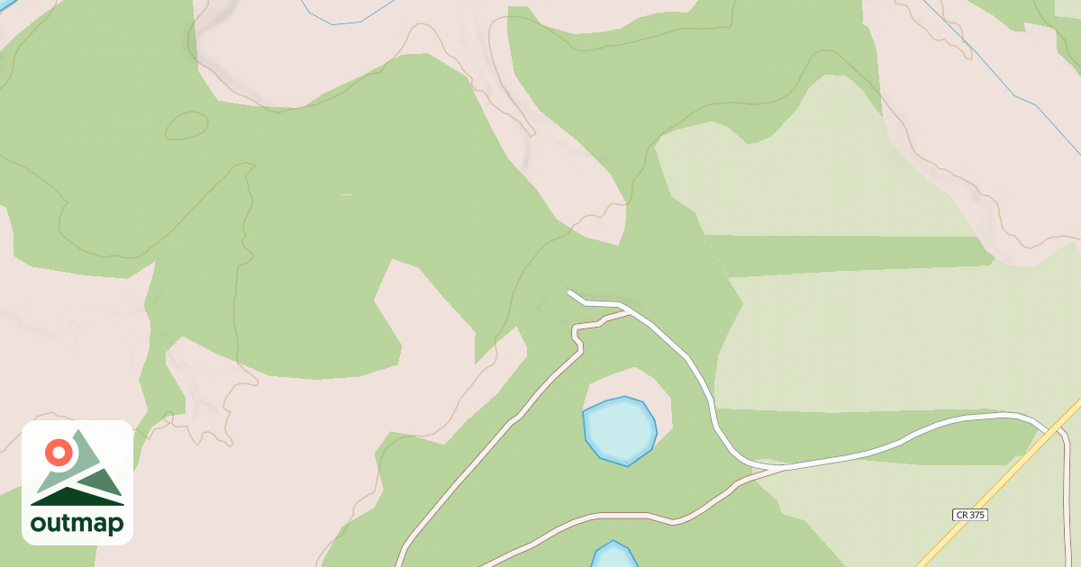 Map of USFS Motor Vehicle Use Map Roads {08679CBE-4D54-4CBD-9055-0C550367F48D}