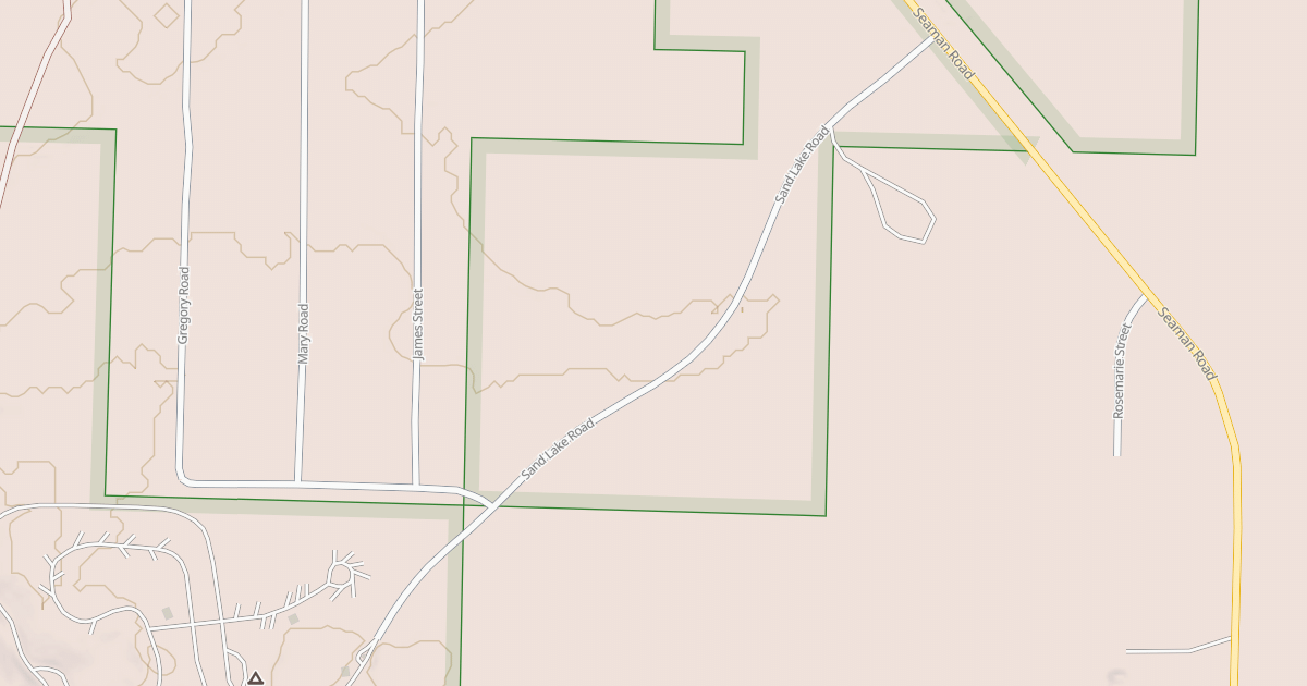 Map preview of SAND LAKE REC AREA CG