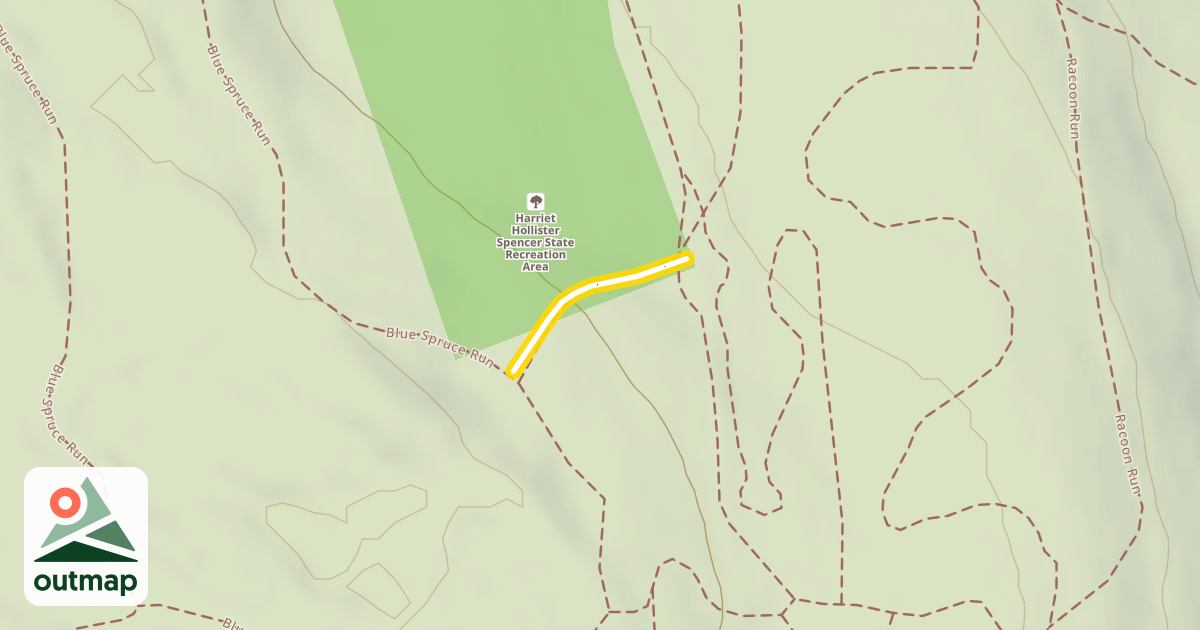 Map of Racoon Run Connector