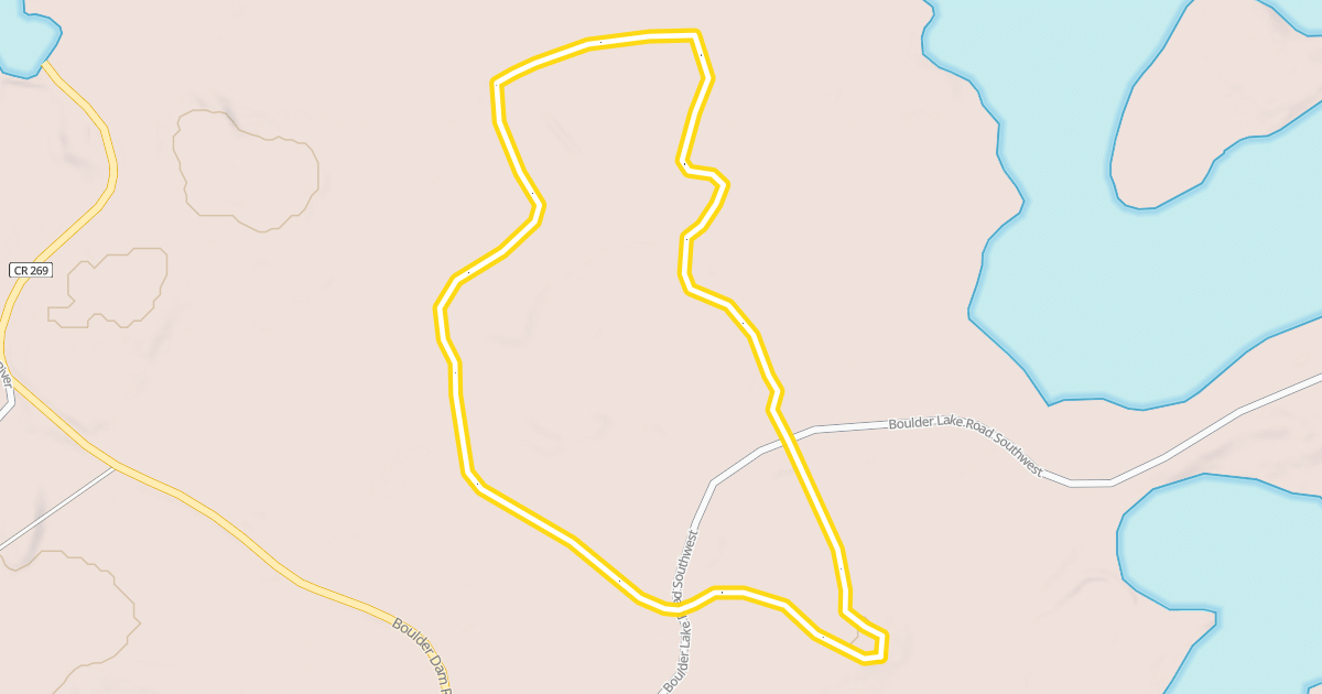 Map preview of Lone Wolf Run