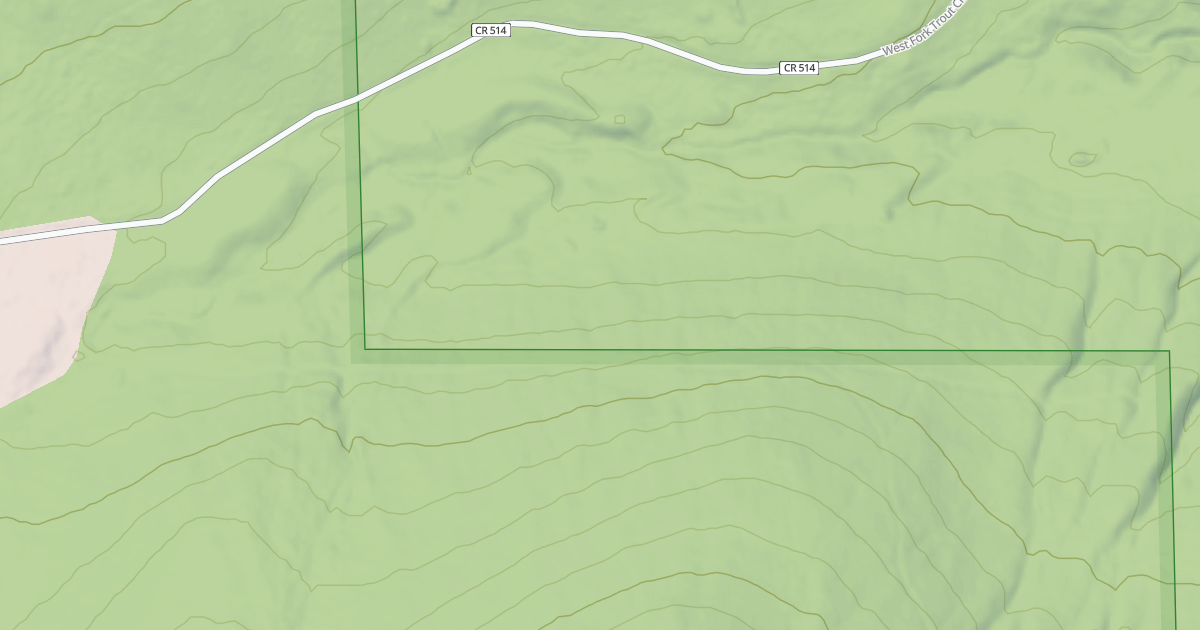Map preview of USFS Motor Vehicle Use Map Roads {2B41BA6E-EEBF-48B9-AF9C-A7DDD8AF8900}