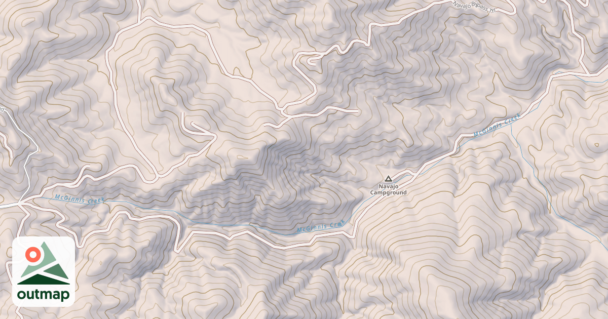 Map of 1 NAVAJO