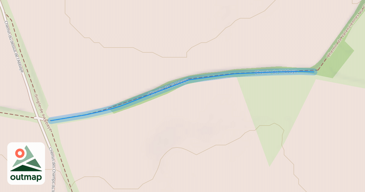 Map of Chemin de l'Abbaye