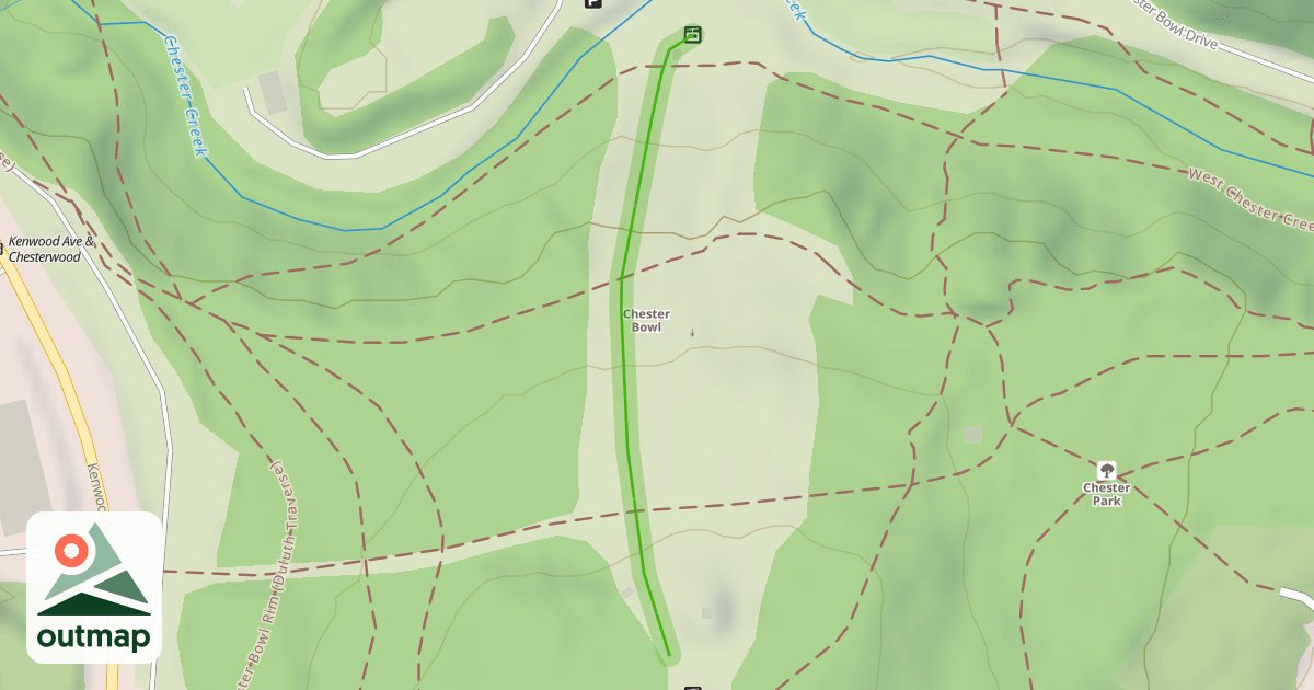 Map of Strawberry Run