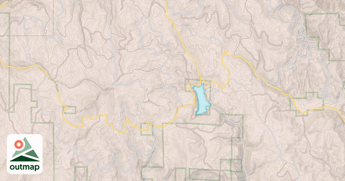 Map of Balm Creek Snowmobile