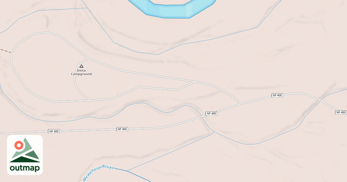 Map of DELTA CAMPGROUND